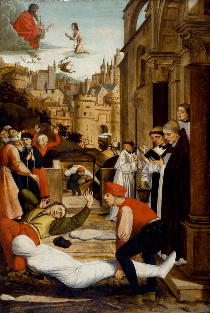 Josse_Lieferinxe_-_Saint_Sebastian_Interceding_for_the_Plague_Stricken_-_Walters_371995.jpg
